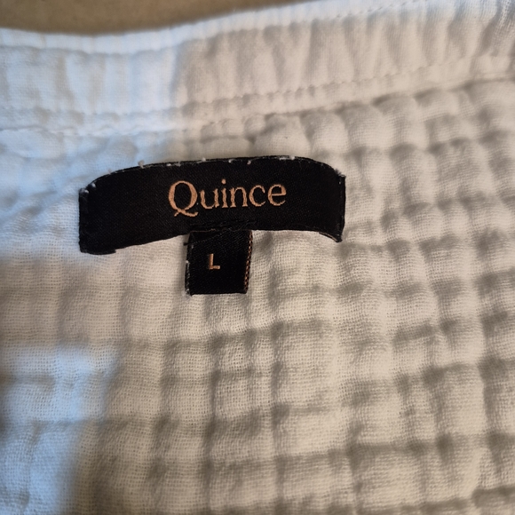 Quince Cream Textured Blouse 2543 - Picture 4 of 7